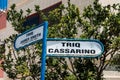 Street name signs - Malta Royalty Free Stock Photo